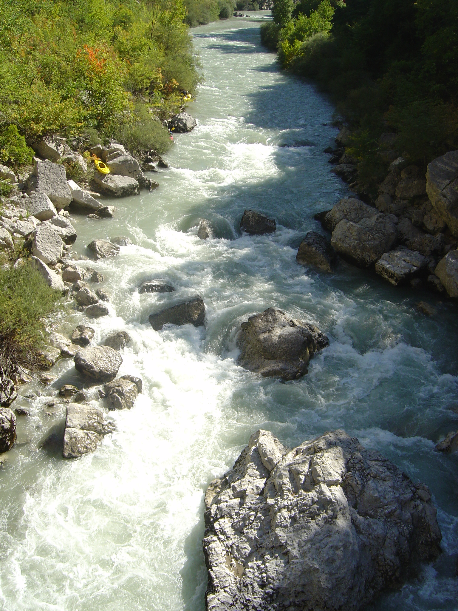 Rafting sur le Verdon