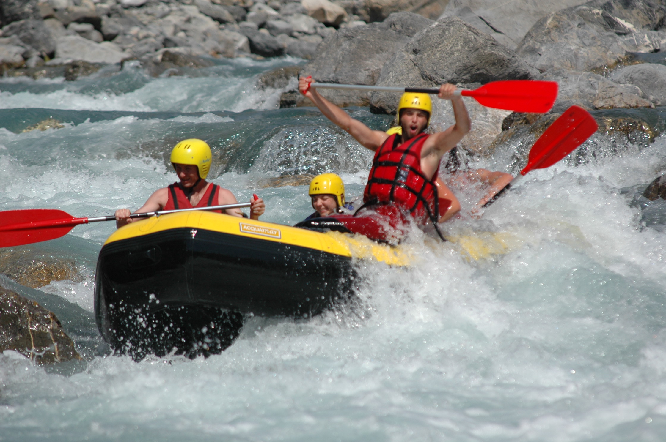 Rafting sport sur l'Ubaye