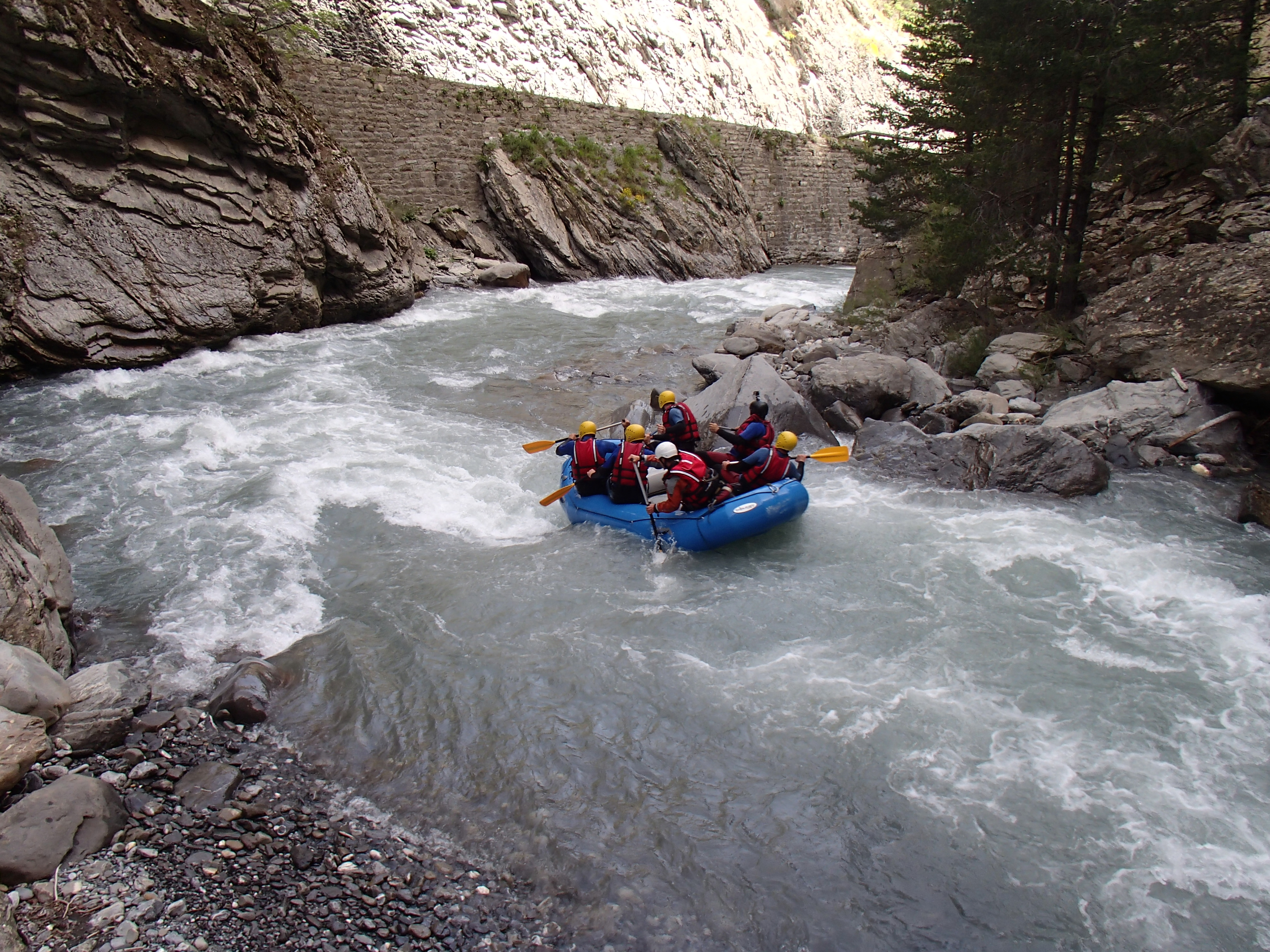 Rafting en Provence sur l'Ubaye près de Marseille
