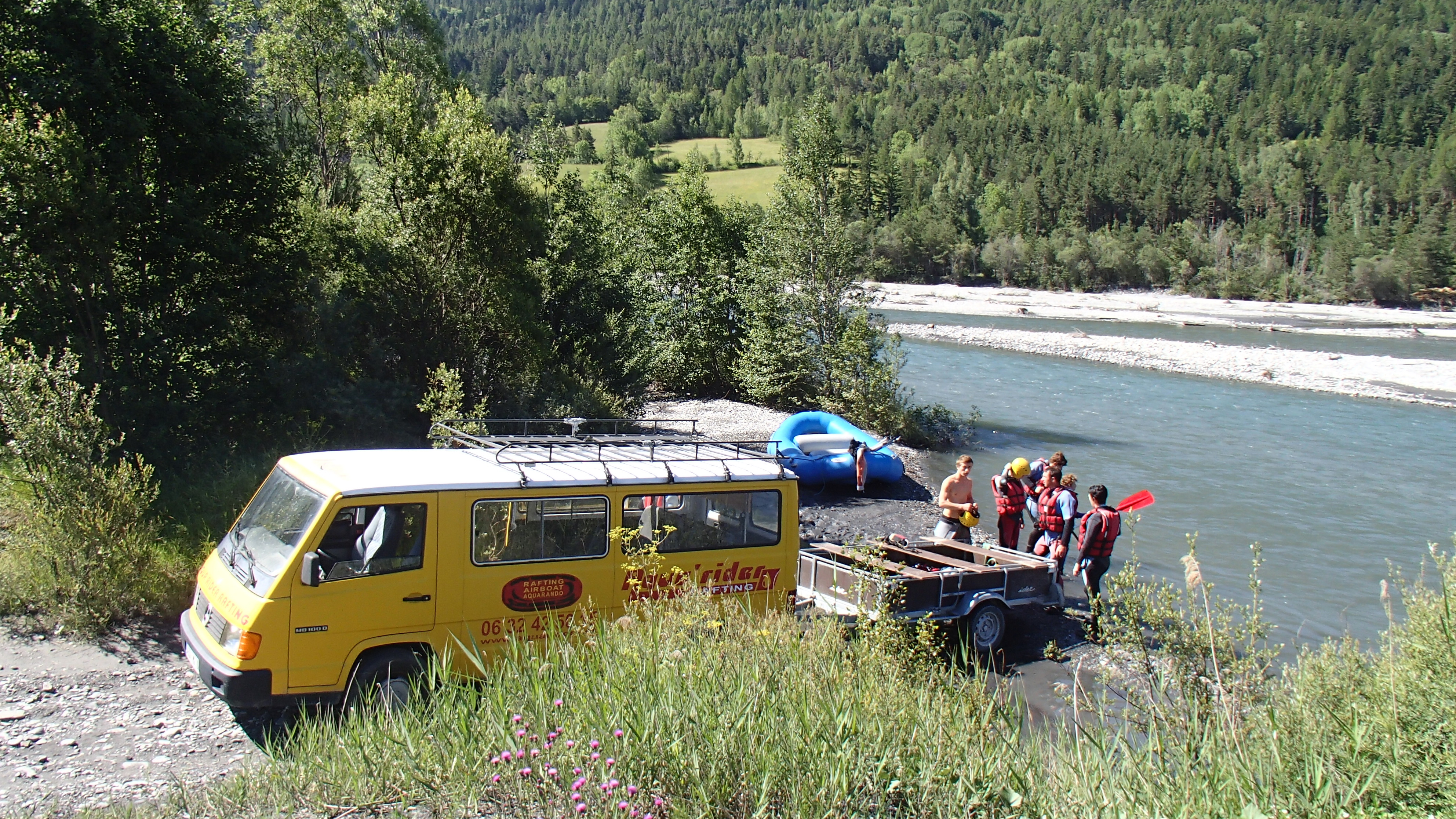 Ballade sur l'Ubaye en rafting