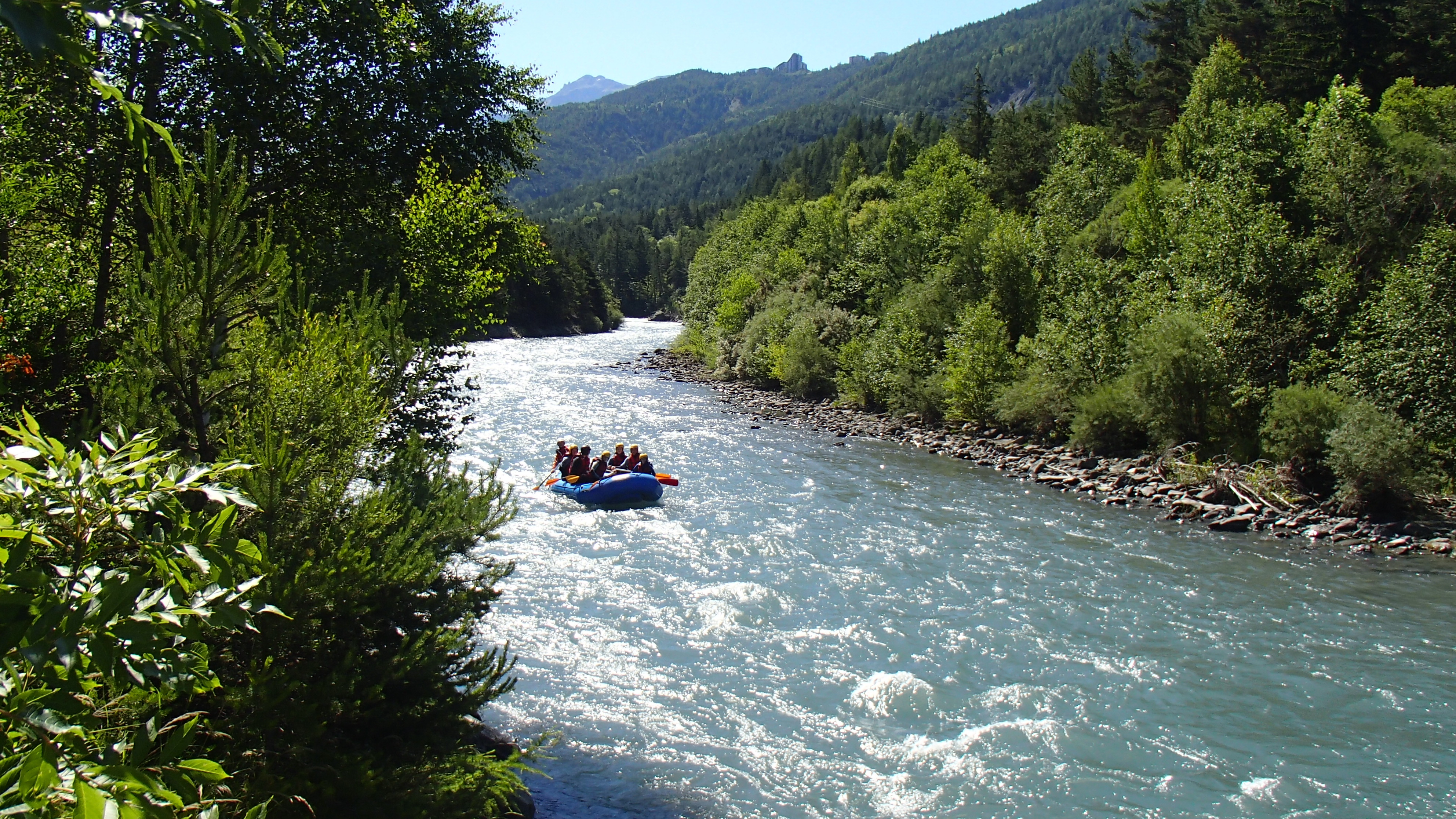 Rafting en famille sur l'Ubaye