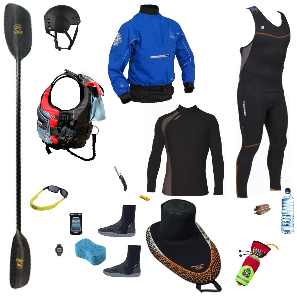 Equipement de kayak et rafting