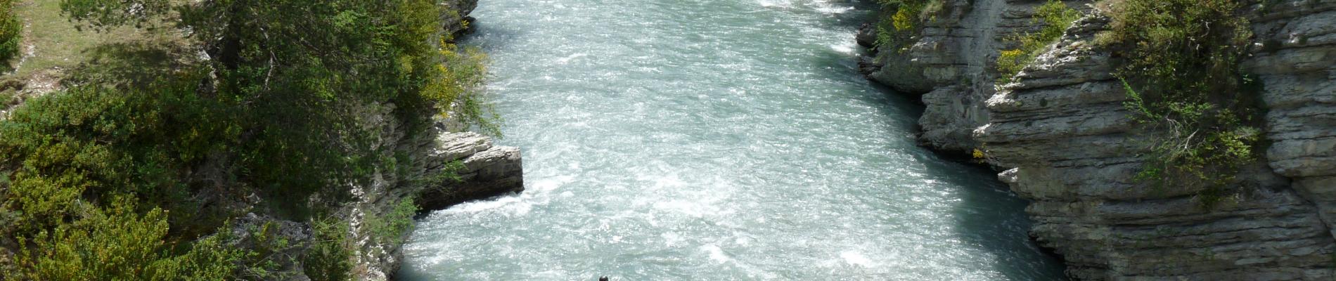 Descente du Verdon en rafting dans le Val d'Allos