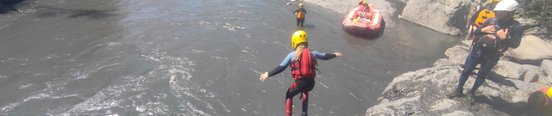 Saut dans l'Ubaye
