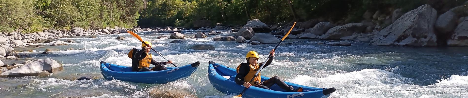 Kayak sur l'Ubaye