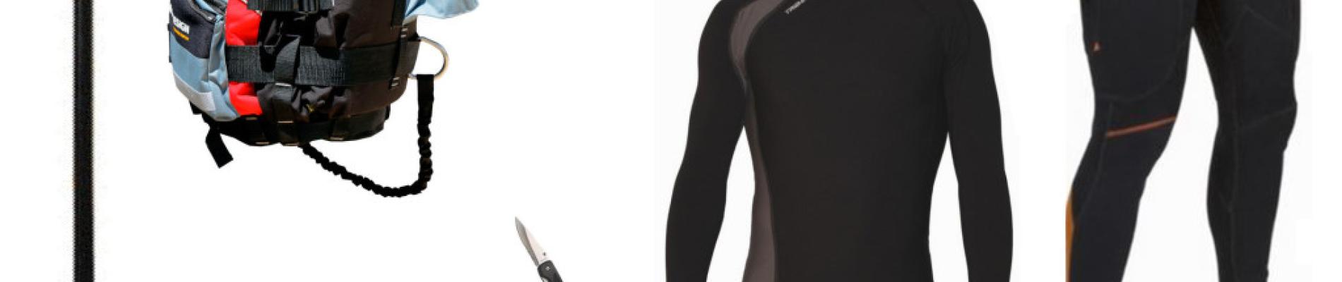 Equipement de kayak et rafting