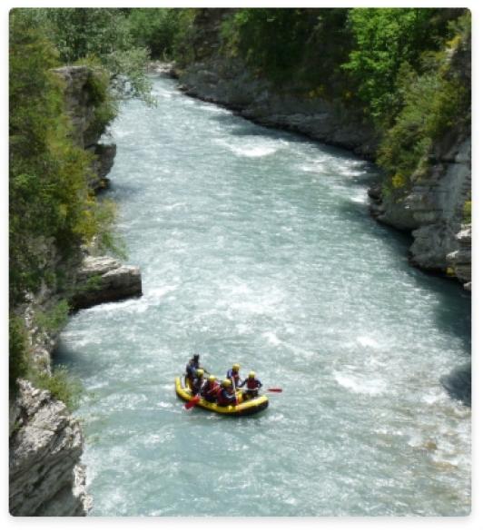 Rafting sur l'Ubaye