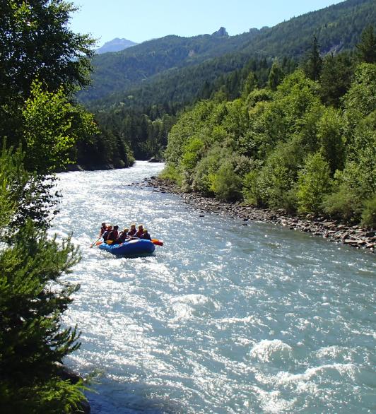 Rafting en famille sur l'Ubaye
