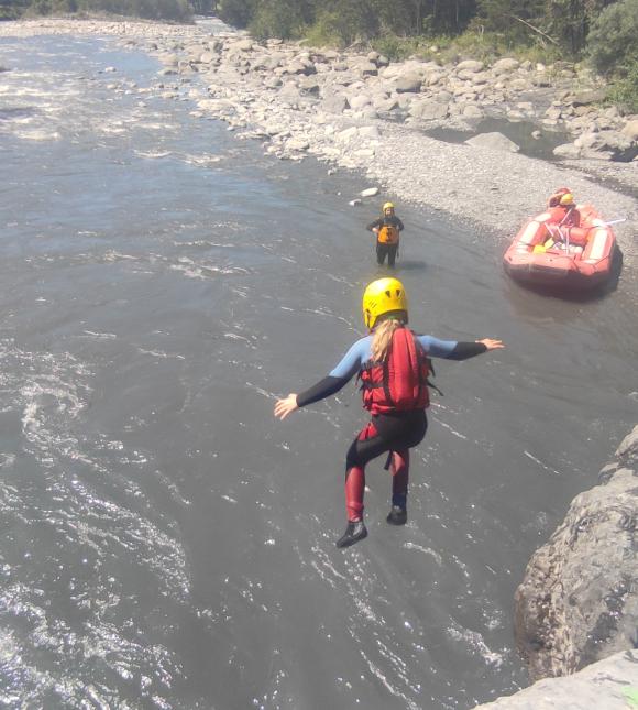 Saut dans l'Ubaye