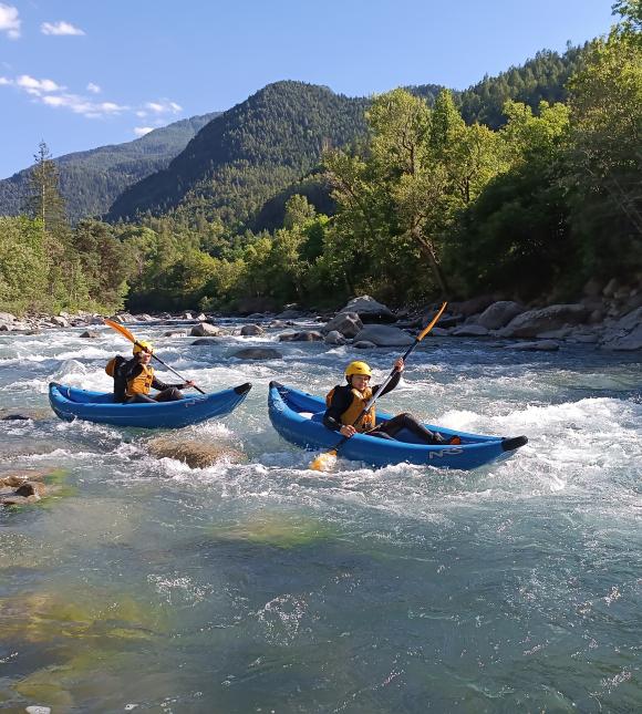 Kayak sur l'Ubaye
