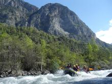 Descente en rzafting près d'Embrun